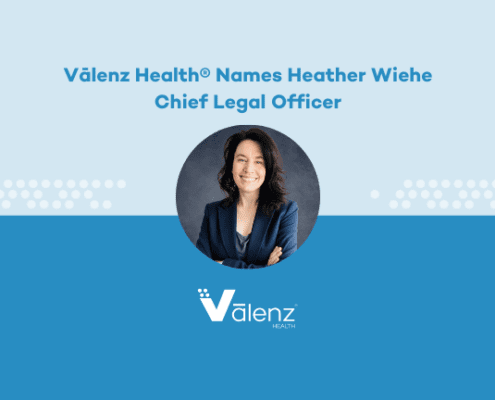Valenz Health Names Heather Wiehe Chief Legal Officer. Logo: Valenz Health.