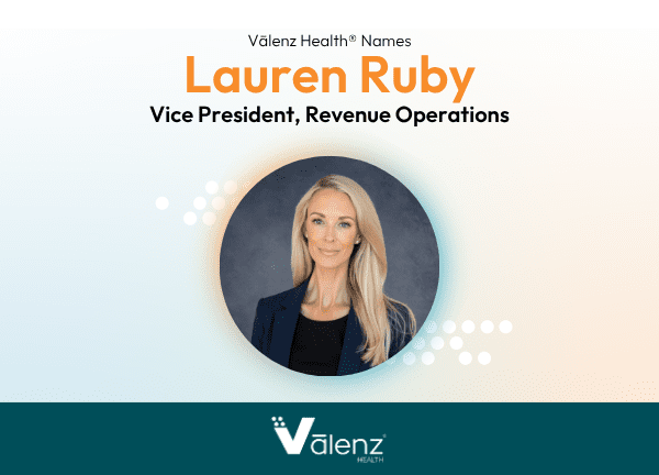 Valenz Health Names Lauren Ruby Vice President, Revenue Operations.